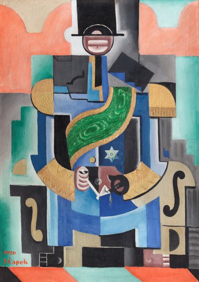 Afrykański król, 1920 autorstwa Josef Čapek