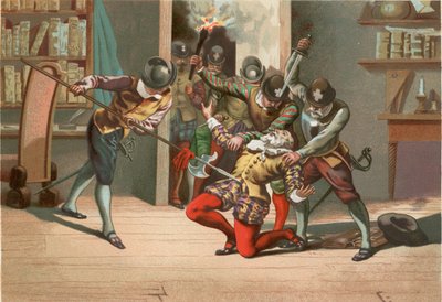 Śmierć Ramusa autorstwa Josep or Jose Planella Coromina