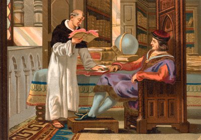 Wincenty z Beauvais i św. Ludwika autorstwa Josep or Jose Planella Coromina