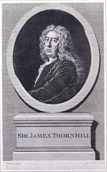 Sir James Thornhill (Grawerowanie) autorstwa Joseph (after) Highmore