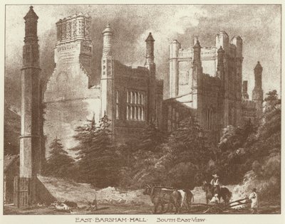 East Barsham Hall, Norfolk (lito) autorstwa Joseph (after) Nash