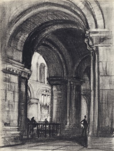 Grób Założyciela, św Bartłomieja Wielkiego (lito) autorstwa Joseph (after) Pennell