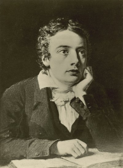 John Keats, angielski poeta (lito) autorstwa Joseph (after) Pennell