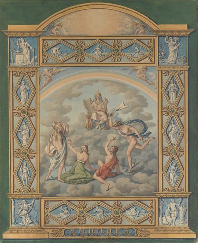 Kalendarz tygodniowy, 1822. autorstwa Joseph Anton Koch