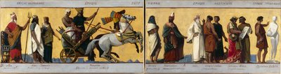 Okres hebrajski, okres fenicki: Szkic salonu szkoły dla chłopców przy rue Dombasle autorstwa Joseph Aubert