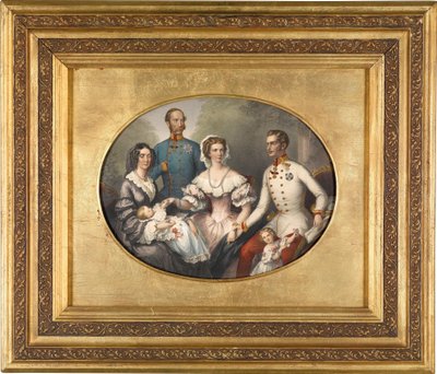 austriacka rodzina cesarska autorstwa Joseph Bayer