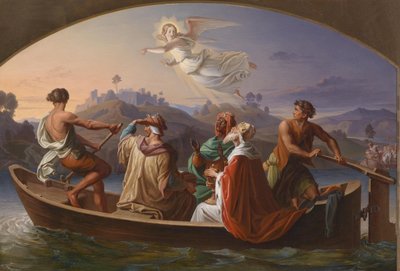 Trzej królowie w drodze do Betlejem autorstwa Joseph Binder