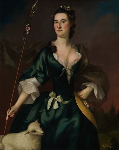 Mary Sylwester, 1754. autorstwa Joseph Blackburn
