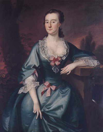 Pani David Chesebrough, 1754. autorstwa Joseph Blackburn