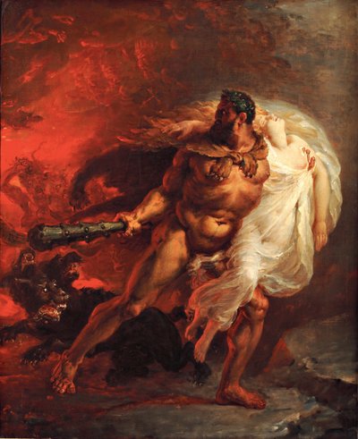 Herkules wyrywający Alceste z piekła, ok. 1806 r. autorstwa Joseph Boniface Franque
