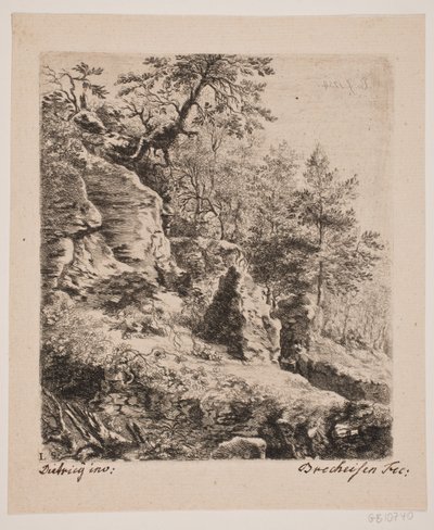 Skalisty krajobraz autorstwa Joseph Brecheisen