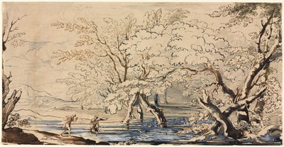 Merkury i Argos autorstwa Joseph Brett