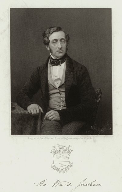 Ralph Ward Jackson, brytyjski prawnik, prezes kolei, konserwatywny polityk i poseł Hartlepool autorstwa Joseph Brown
