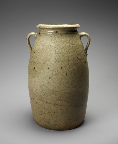 Churn, ok. 1873-1900 (kamionka szkliwiona alkalicznie) autorstwa Joseph C. Rushton