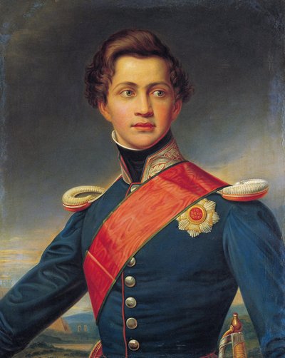 Othon Ier de Grece - Portret Ottona, Króla Grecji - Stieler, Joseph Karl (1781-1858) - 1832 - Olej na płótnie - 89x68 - Muzeum Benaki, Ateny autorstwa Joseph Carl Stieler
