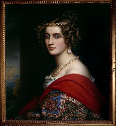 Portret Amalie von Schintling Obraz Josefa Karla Stielera (1781-1858) 1831 Monachium. Zamek De Nymphenburg autorstwa Joseph Carl Stieler