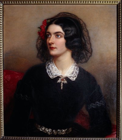 Portret Loli Montes lub Monteza (olej na płótnie) autorstwa Joseph Carl Stieler