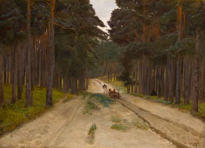 Ciężarówka leśna autorstwa Joseph Chelmonski