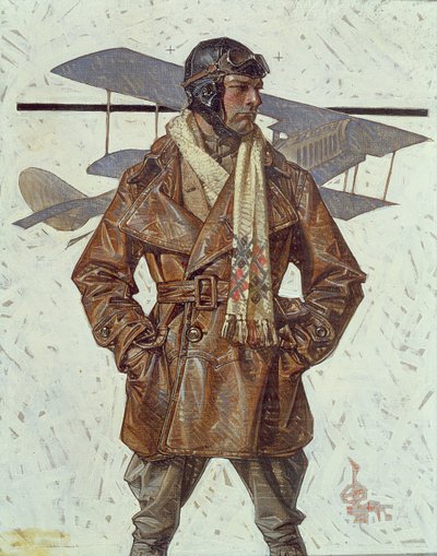 Pilot Sił Powietrznych autorstwa Joseph Christian Leyendecker