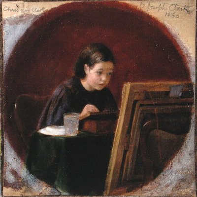 Portret Christiny Mary Clark, ok. 1860 (olej na płótnie) autorstwa Joseph Clark