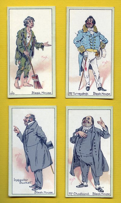 Postacie z „Ponurego domu” Charlesa Dickensa, 1923 autorstwa Joseph Clayton Clarke
