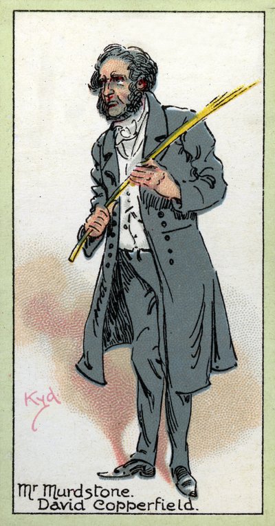 Pan Murdstone, z „David Copperfield”, autorstwa Charlesa Dickensa, 1923 autorstwa Joseph Clayton Clarke