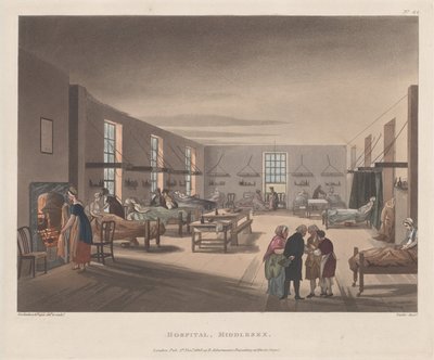 Szpital, Middlesex, 1 kwietnia 1809., 1 kwietnia 1809. autorstwa Joseph Constantine Stadler
