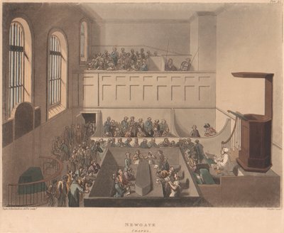 Kaplica Newgate autorstwa Joseph Constantine Stadler