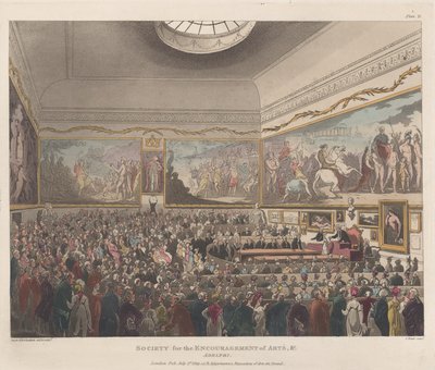 Towarzystwo Zachęty Sztuk itp., Adelphi, 1 lipca 1809, 1 lipca 1809. autorstwa Joseph Constantine Stadler