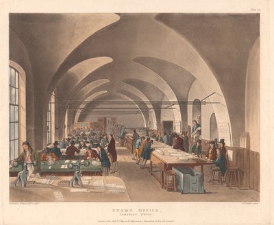 Urząd Pieczęciowy, Somerset House autorstwa Joseph Constantine Stadler