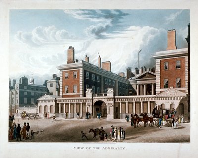 Admiralicja, Whitehall, Westminster, Londyn, 1818 r. autorstwa Joseph Constantine Stadler