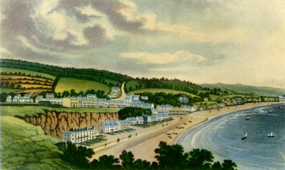 „Widok Dawlisha z Zachodniego Klifu, 1817”, 1943. autorstwa Joseph Constantine Stadler