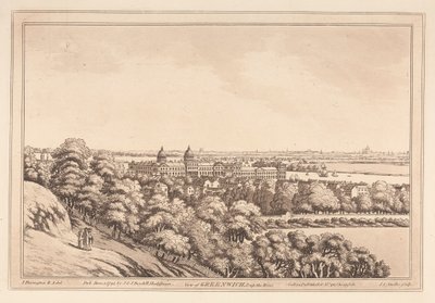 Widok na Greenwich i w górę rzeki autorstwa Joseph Constantine Stadler