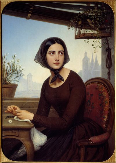Zabawnie wygląda na zabawę pod nieobecność Germain Ilustracja do „Les mysteres de Paris” Eugene