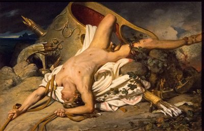 Śmierć Hipolita, 1825. autorstwa Joseph Desire Court