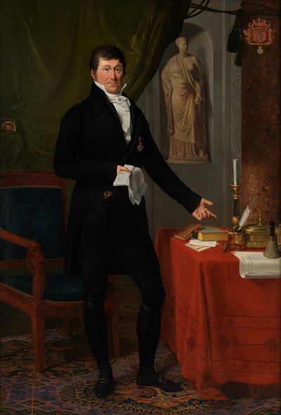 Portret barona Charlesa-Louisa de Keverberga de Kessel autorstwa Joseph Ducq