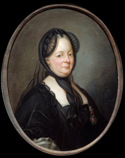 Portret Marii Teresy z Austrii (1717-1780), cesarzowej królowej Węgier i Bohemy Obraz Josepha Ducreux (1735-1802) XVIII-wieczne słońce. 0,8x0,65 m - Portret Marii Teresy Austrii (1717-1780), cesarzowej królowej Węgier i Czech. Obraz autorstwa Joseph Ducreux