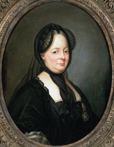 Portret Marii Teresy Austrii, cesarzowej i królowej Węgier i Bohemy (olej na płótnie) autorstwa Joseph Ducreux
