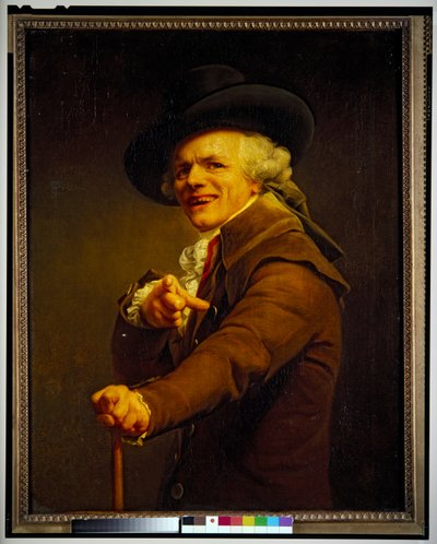 Autoportret w Prześmieciu, bez daty (płótno) autorstwa Joseph Ducreux