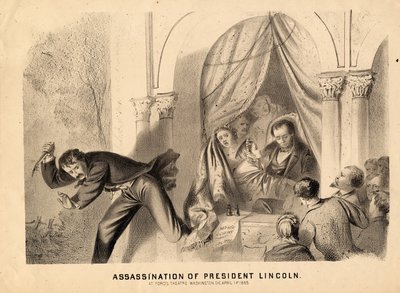 Zabójstwo prezydenta Lincolna, 1865 r autorstwa Joseph E. Baker