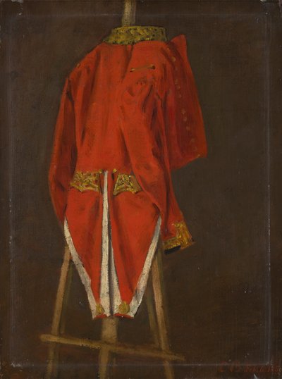 Studium płaszcza należącego do Johna, 11.hrabiego Westmorland autorstwa Joseph Edgar Boehm