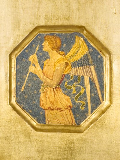 Anioł ze strzałą, detal z Crystofore autorstwa Joseph Edward Southall