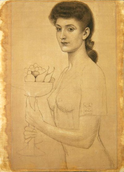 Studiuj na talerz owoców autorstwa Joseph Edward Southall