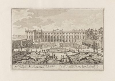 Palais Trautson w Wiedniu, 1719. autorstwa Joseph Emanuel Fischer von Erlach