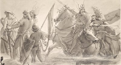 Teutoni ruszają do walki autorstwa Joseph Eugen Hörwarter