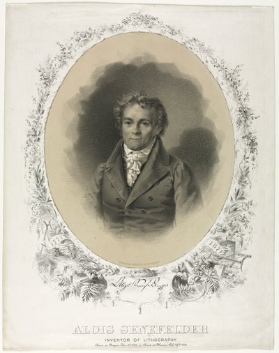 Alois Senefelder autorstwa Joseph F. Knapp
