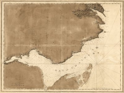 The Atlantic Neptune, opublikowany na użytek Królewskiej Marynarki Wojennej Wielkiej Brytanii, autorstwa Joseph F. W. Des Barres