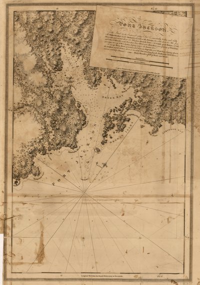 The Atlantic Neptune, opublikowany na użytek Królewskiej Marynarki Wojennej Wielkiej Brytanii, autorstwa Joseph F. W. Des Barres