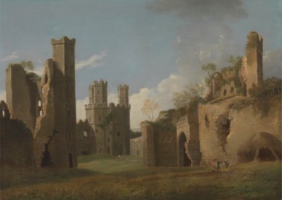 Zamek Caernarvon autorstwa Joseph Farington