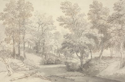Stepping Stones na rzece Duddon, Lake District autorstwa Joseph Farington